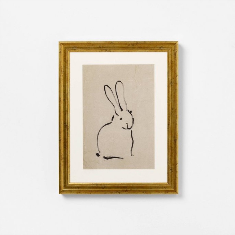 14"x18" Bunnies Framed Art - Threshold with Studio McGee